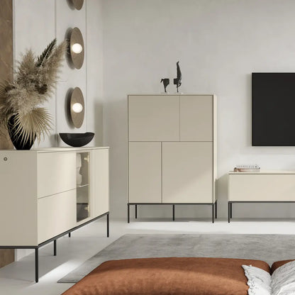 Lusso LS-01 Highboard Cabinet 95cm