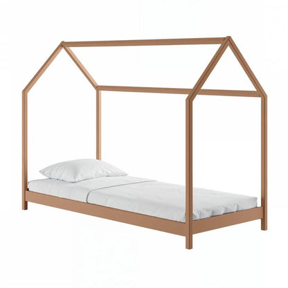 Wooden Single House Bed Lucky