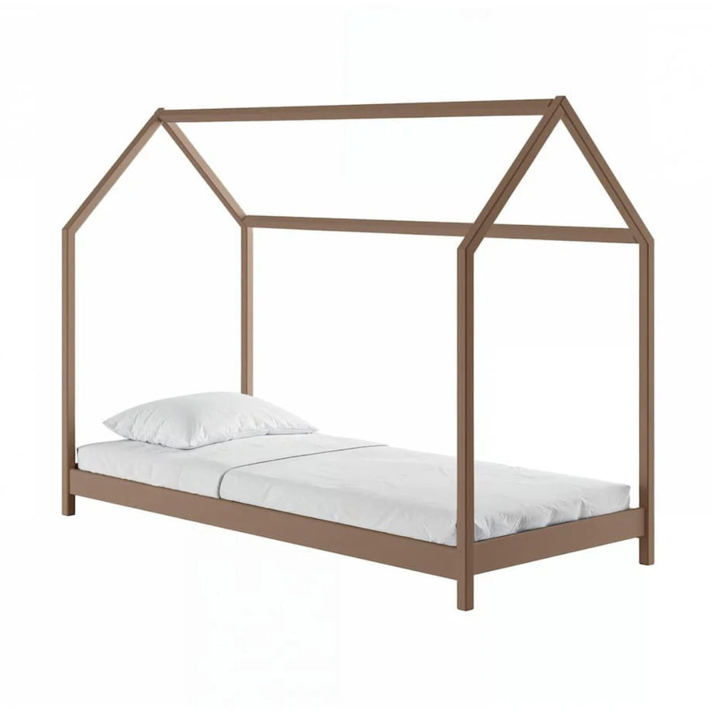 Wooden Single House Bed Lucky