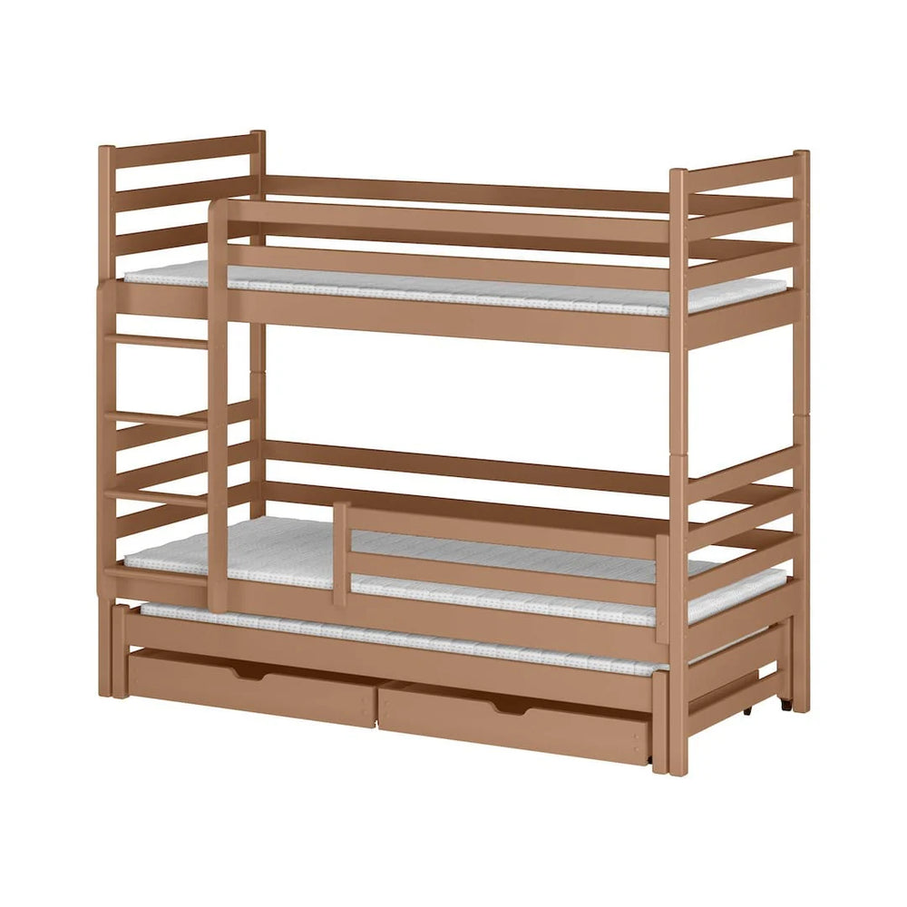 Luke Bunk Bed with Trundle and Storage