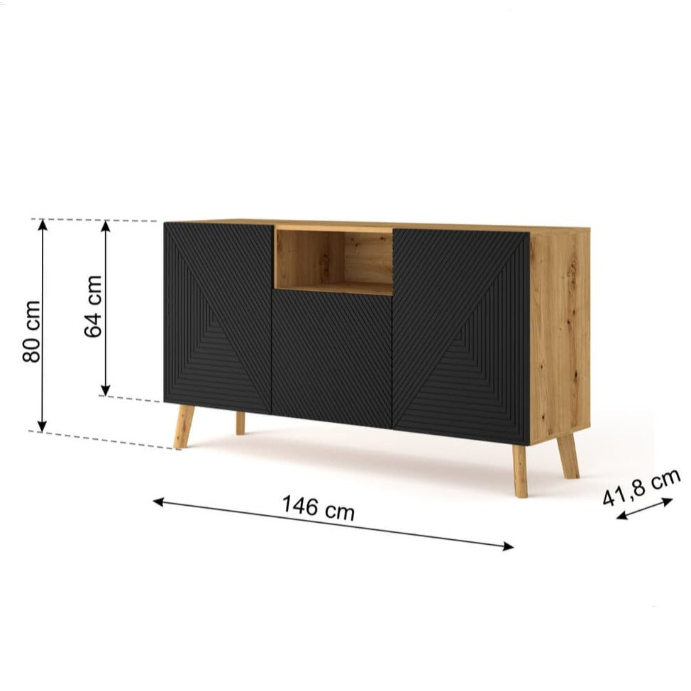 Luxi Sideboard Cabinet 146cm