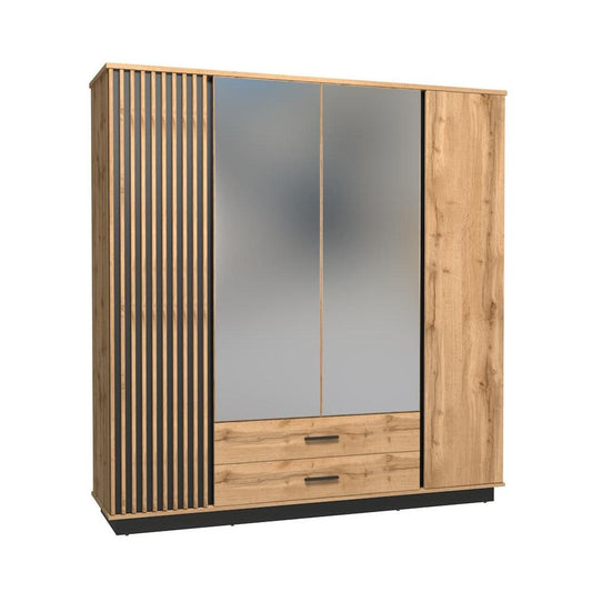 Lamelo LA18 Hinged Wardrobe 197cm