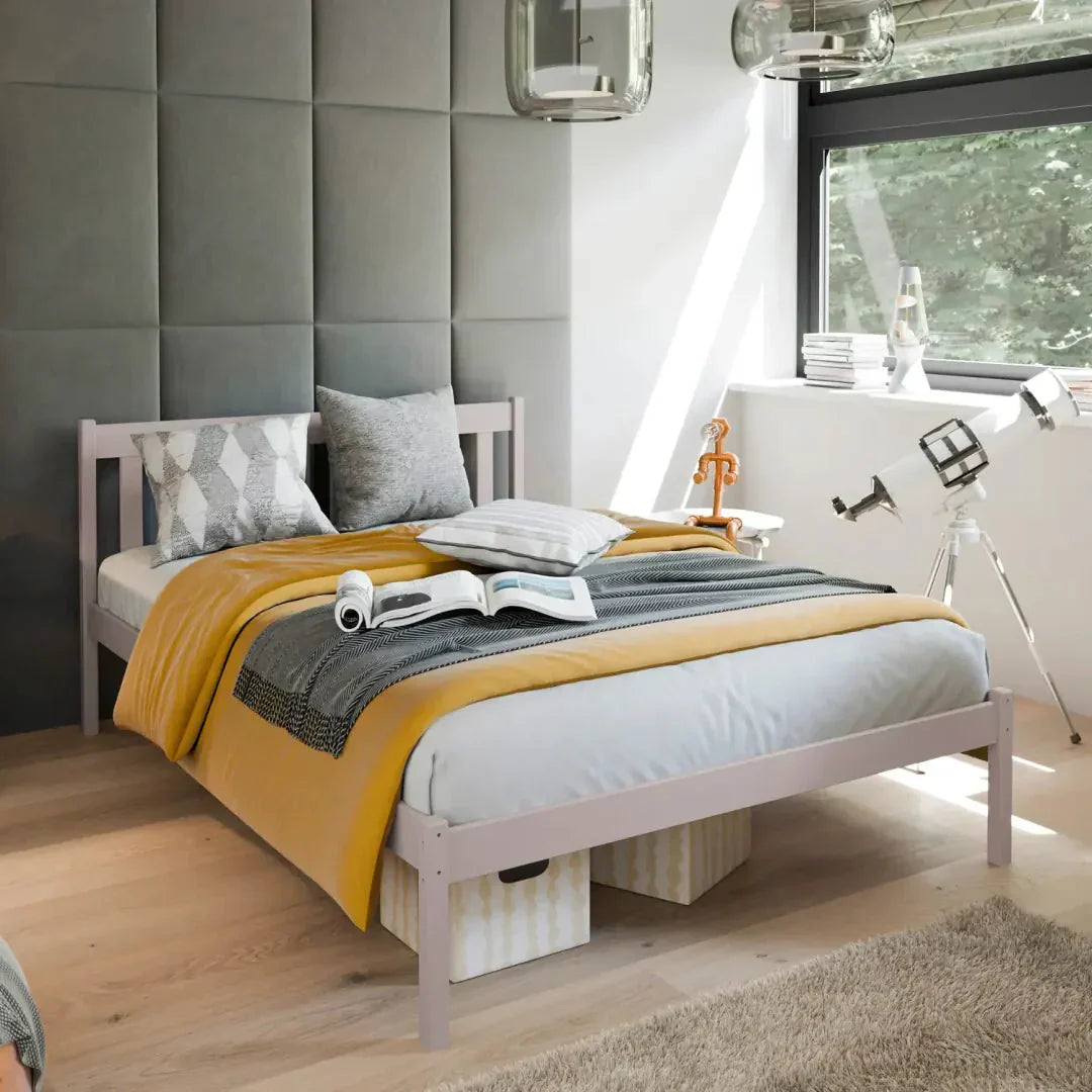 Wooden Bed King [EU Double]