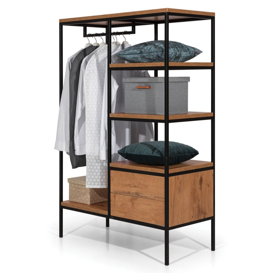 Loft Open Wardrobe Storage System 106cm