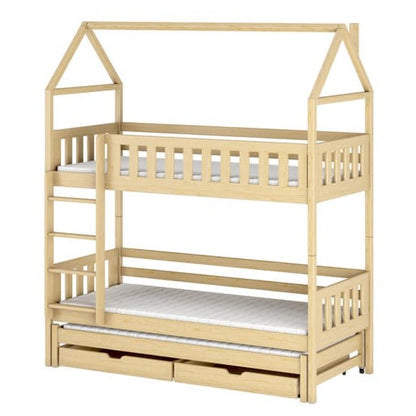 Iga Bunk Bed with Trundle and Storage