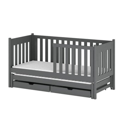 Kaja Single Bed with Trundle and Storage