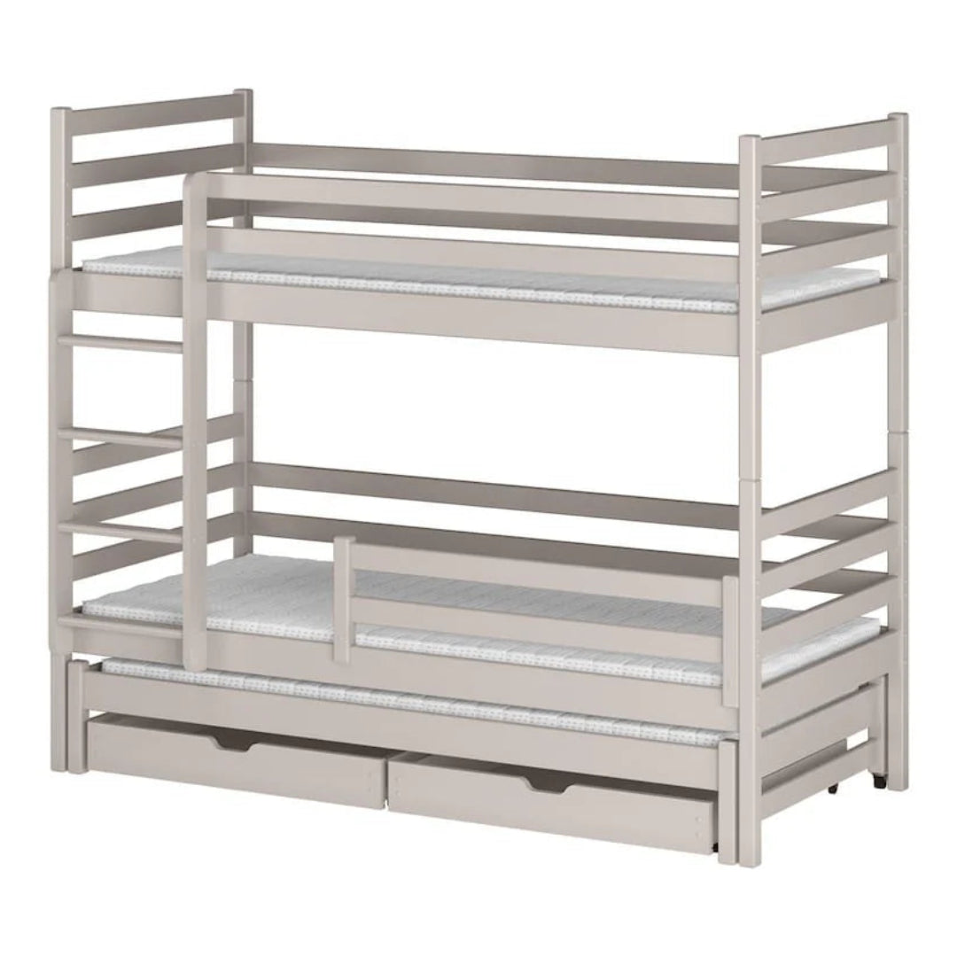 Luke Bunk Bed with Trundle and Storage