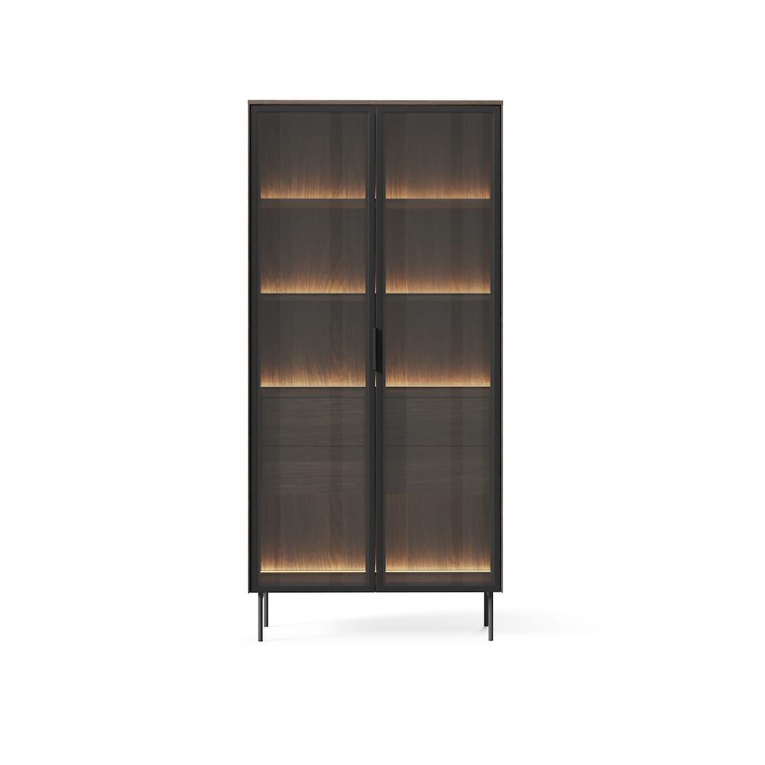 Lumi Tall Display Cabinet 92cm