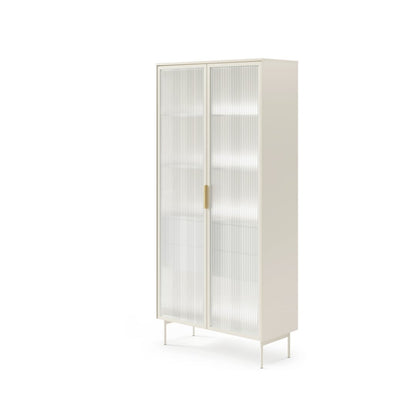Lumi Tall Display Cabinet 92cm