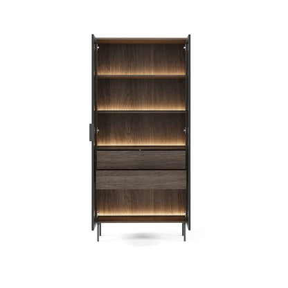 Lumi Tall Display Cabinet 92cm