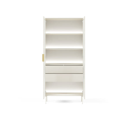 Lumi Tall Display Cabinet 92cm