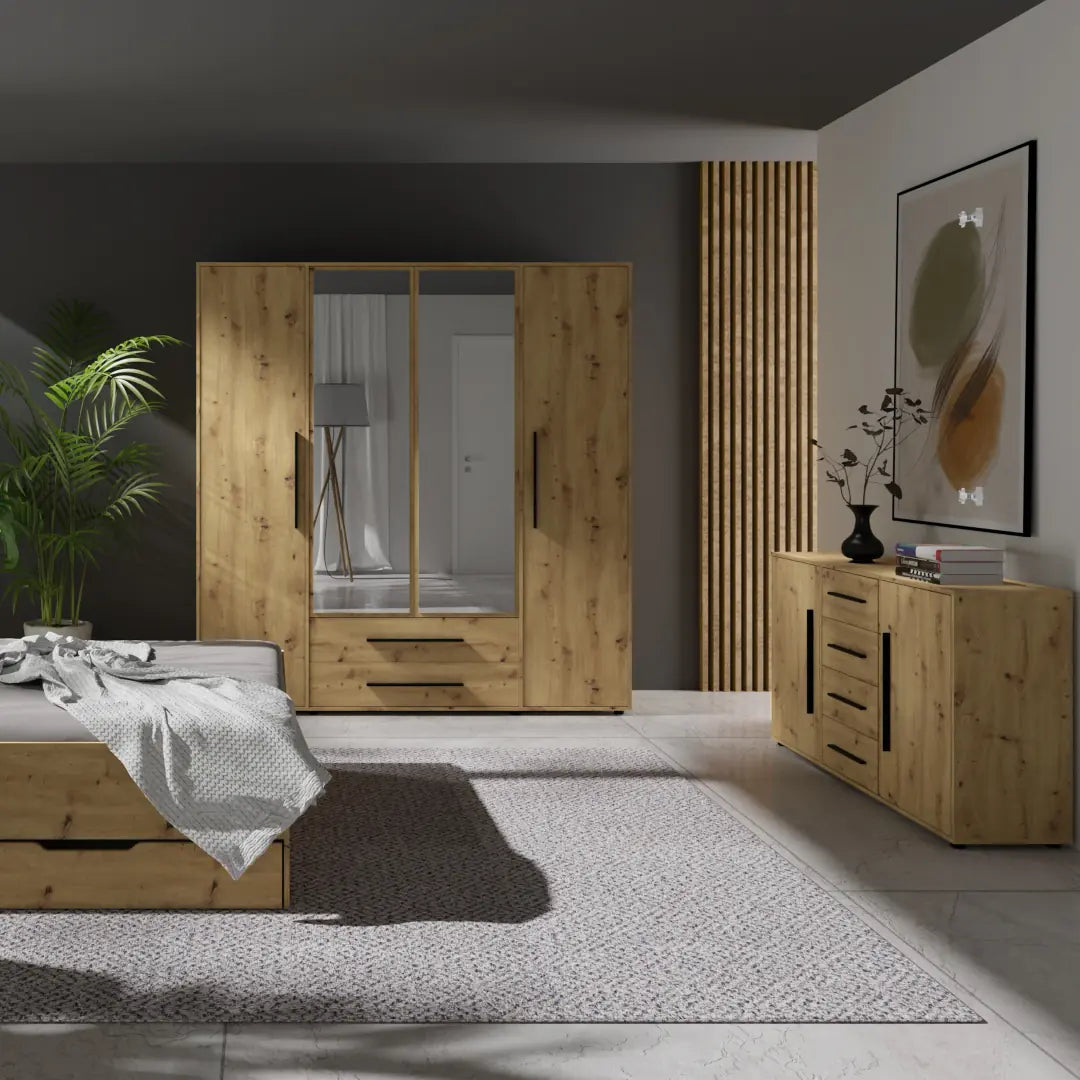 Maxione MX-13 Hinged Door Wardrobe 198cm