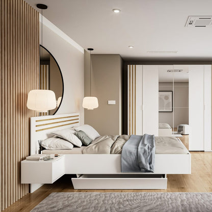 Optional Drawers Florencja Bed Frame [Set Of Two]