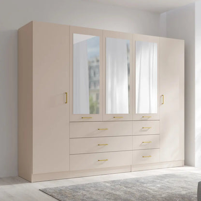 Konso Hinged Door Wardrobe 250cm