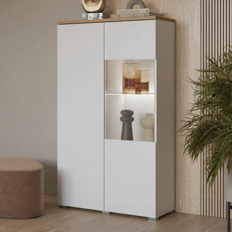 Modo Tall Display Cabinet 80cm