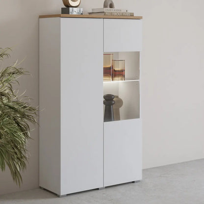 Modo Tall Display Cabinet 80cm