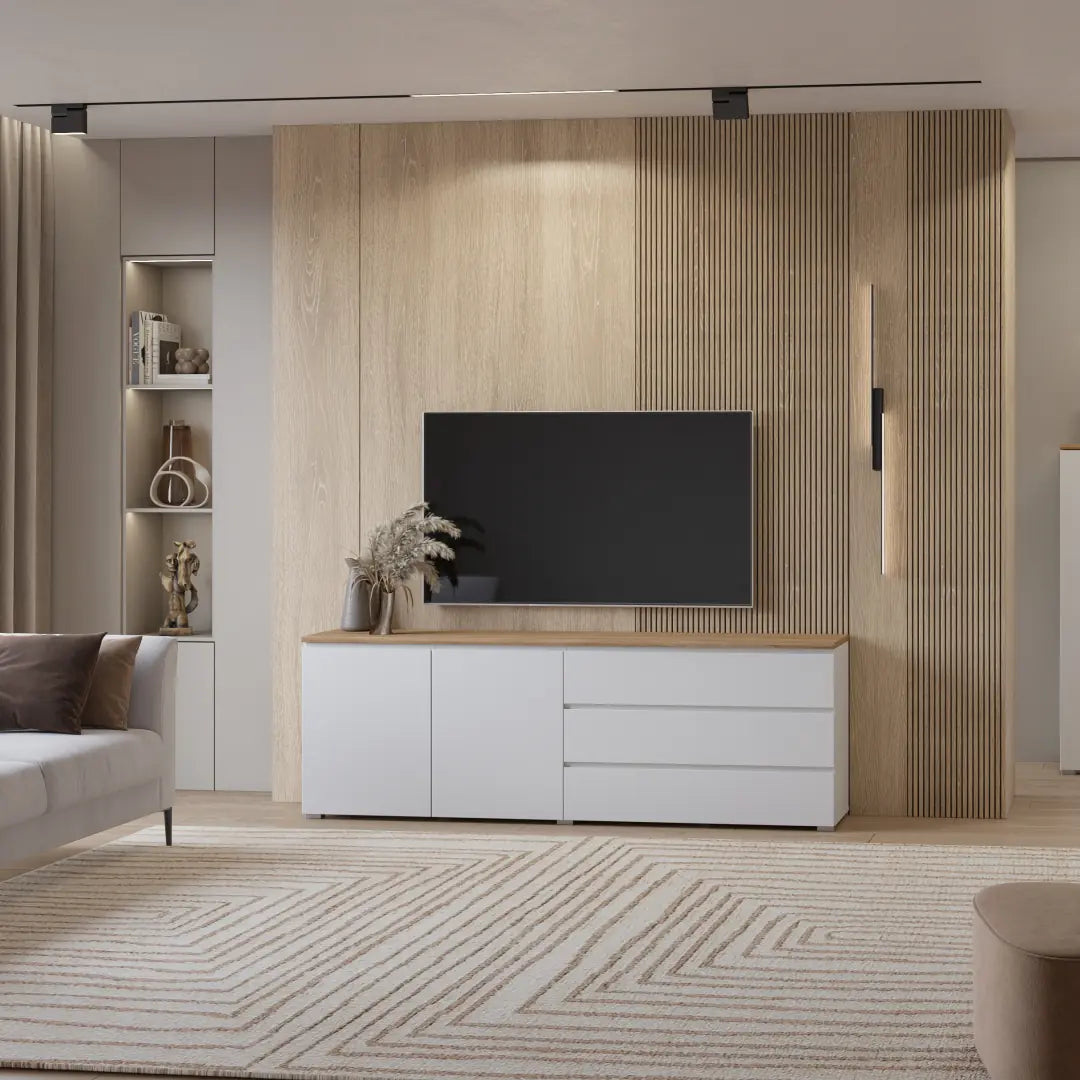 Modo Tall Display Cabinet 80cm