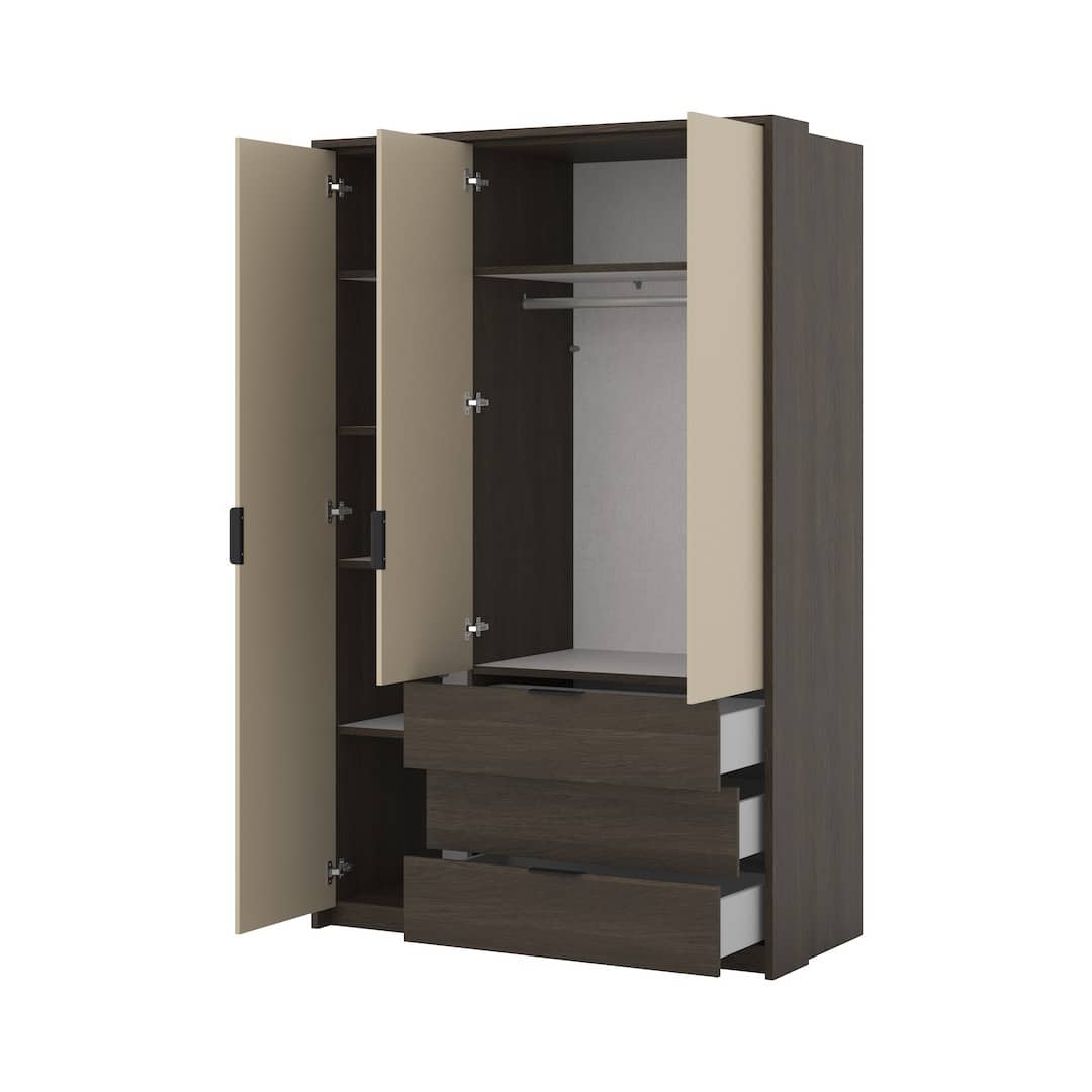 Mola Hinged Door Wardrobe 139cm