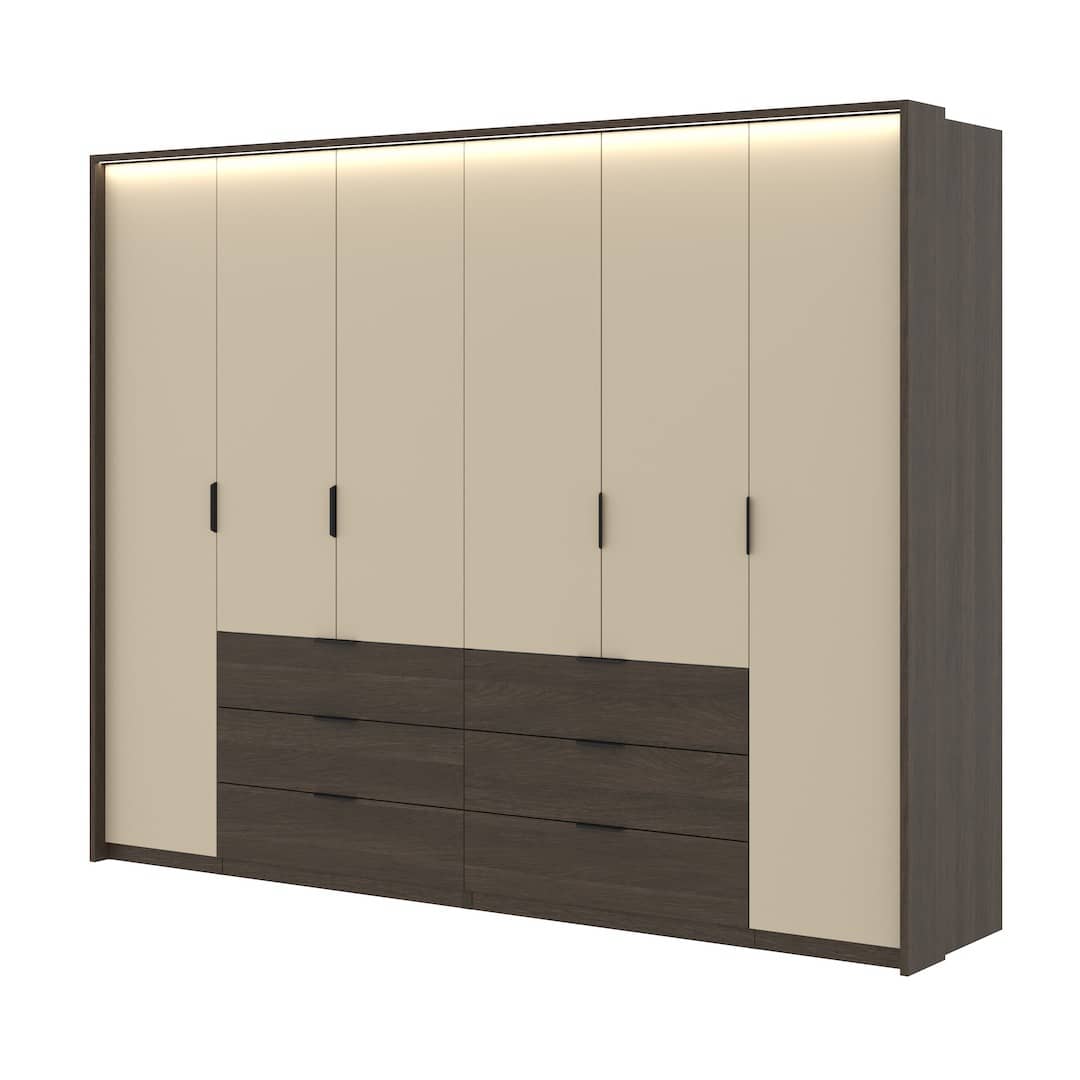 Mola Hinged Door Wardrobe 274cm