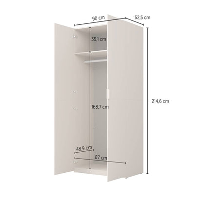 Montana Hinged Door Wardrobe 90cm