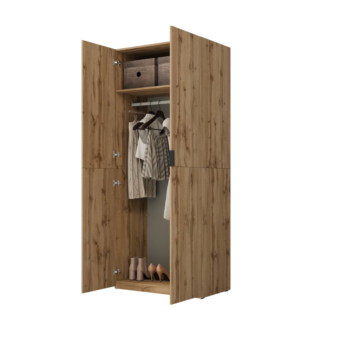 Montana Hinged Door Wardrobe 90cm