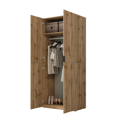 Montana Hinged Door Wardrobe 90cm