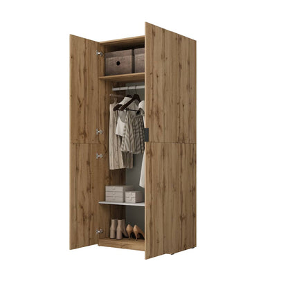 Montana Hinged Door Wardrobe 90cm