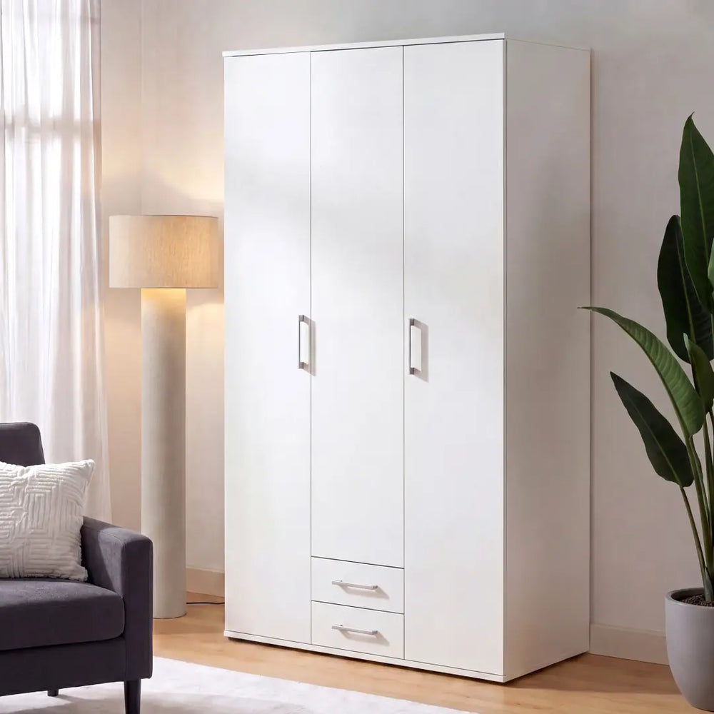 Mora Hinged Door Wardrobe 122cm