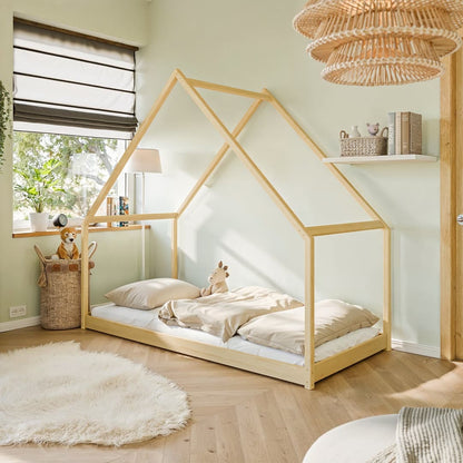 Wooden Single House Bed Morris