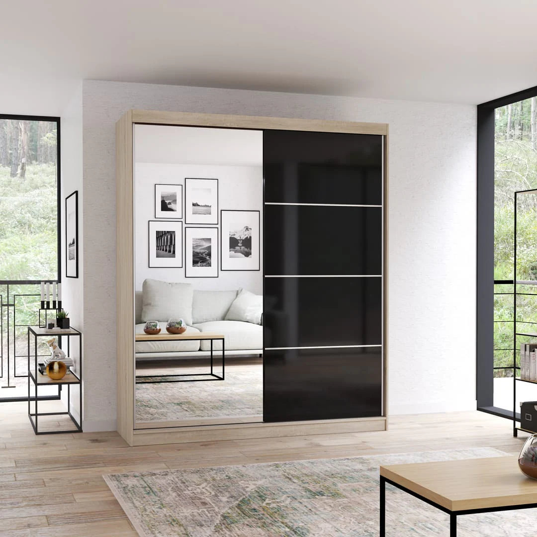 Multi 31 Sliding Door Wardrobe 183cm