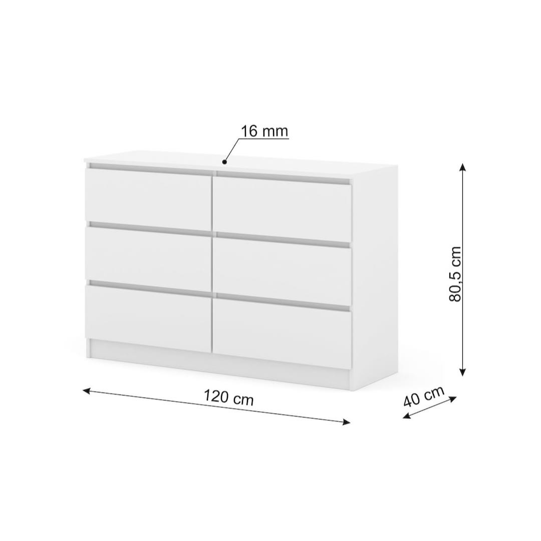 Maja Chest Of Drawers 120cm
