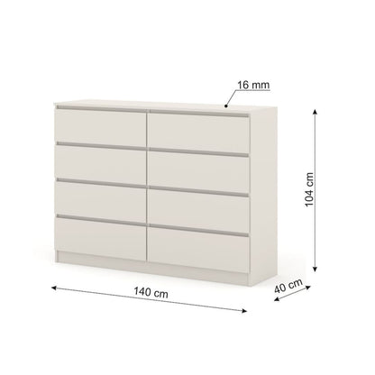 Maja Chest Of Drawers 140cm