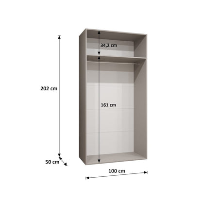 Blomvik I Hinged Door Wardrobe 100cm
