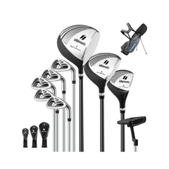 Men's Right Handed Complete Golf Clubs Set-Grey