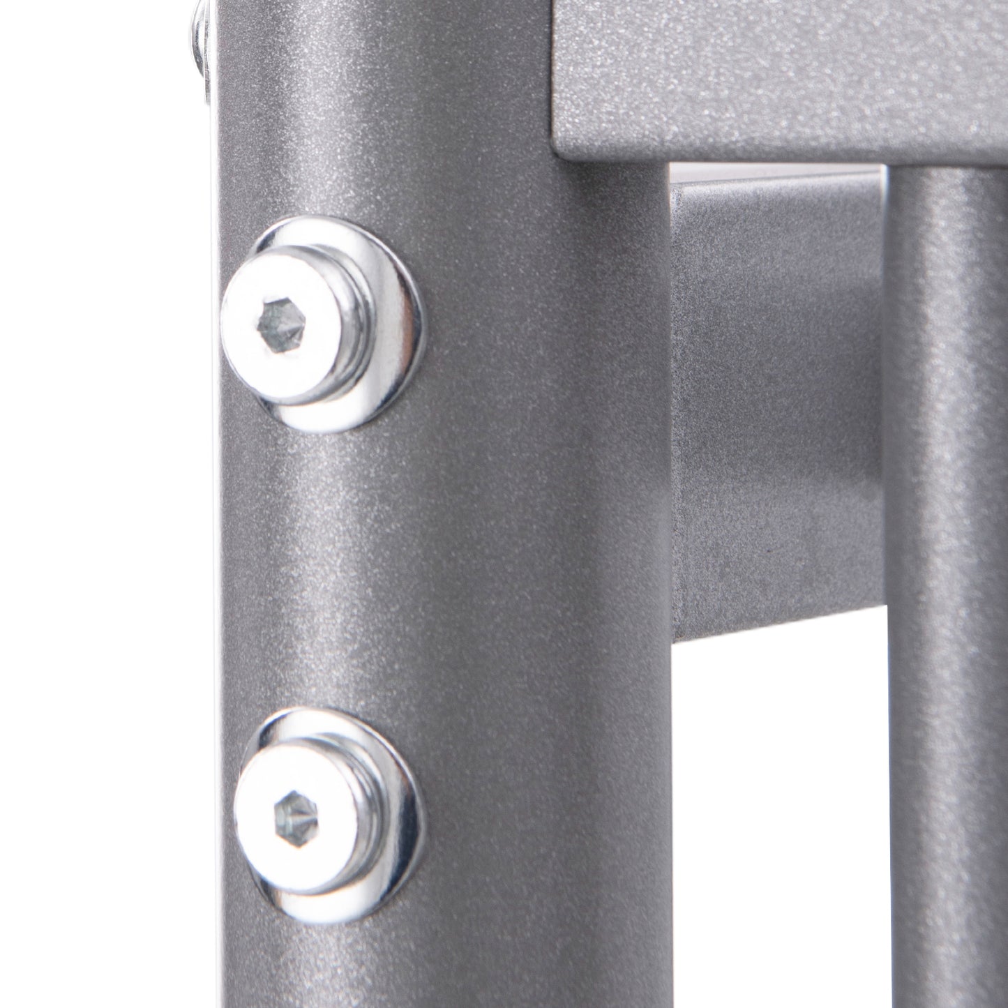 Metal Space-saving Loft Bed Frame with Full-length Safety Guardrail-Silver