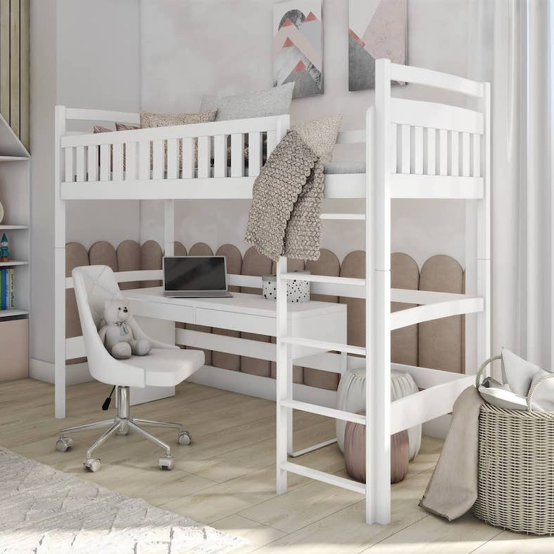 Mia Wooden Loft Bed