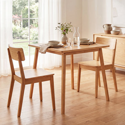Mid Century Modern Kitchen Table for Dining Room Living Room or Apartment-Natural