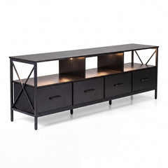 Modern LED Entertainment Center for 80