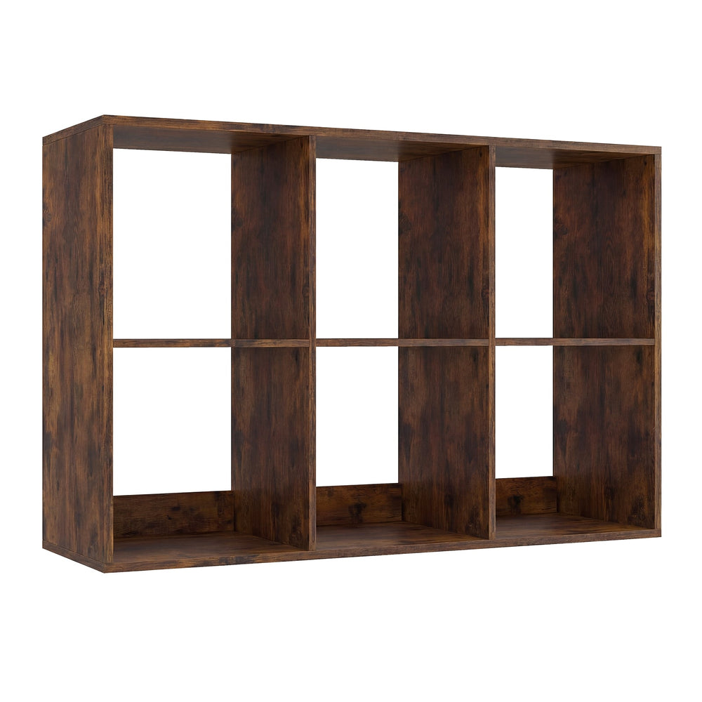 6-Cube Open Bookshelf with Anti-toppling Kit