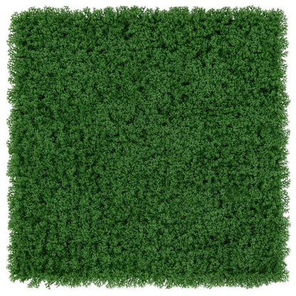12 Pieces 20 x 20 inches Artificial Grass Wall Panels for Garden Yard Balcony-Green