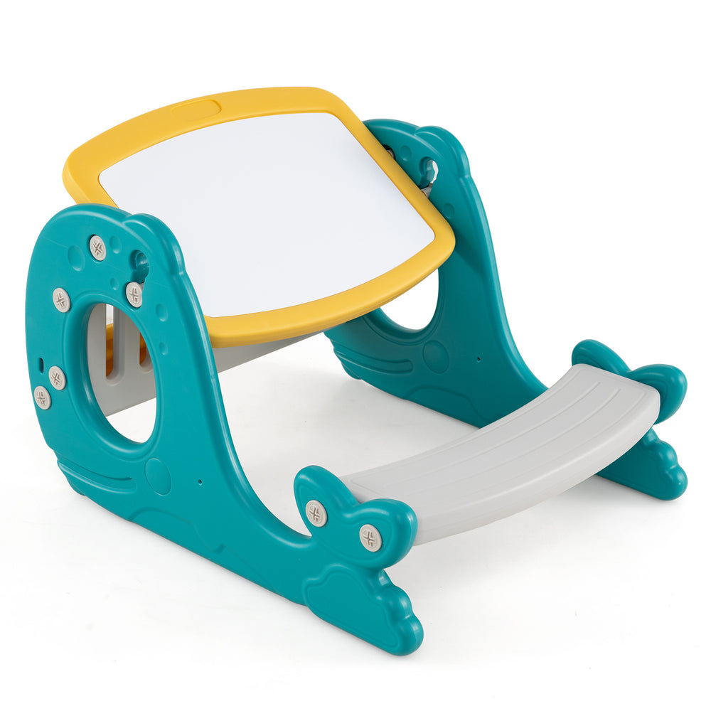 Multi-functional Convertible Kids Activity Table Set-Yellow