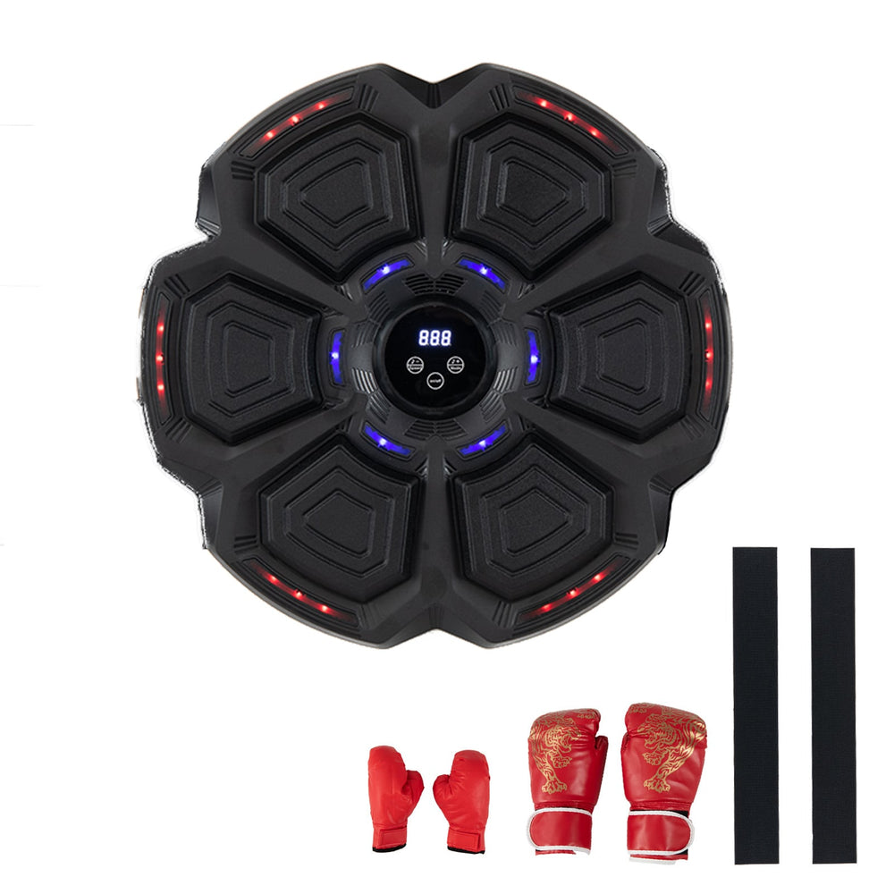 Music Boxing Machine with Gloves and Bluetooth Rhythm10 Speeds for Home