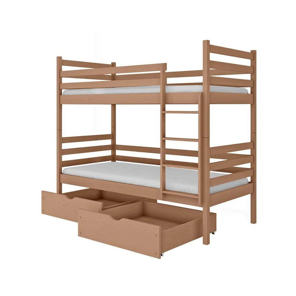 Wooden Bunk Bed Nemo with Storage