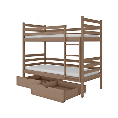 Wooden Bunk Bed Nemo with Storage