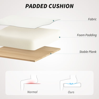 HOMCOM Breathable Mesh Office Chair, Ergonomic Swivel Computer Chair with Flip-up Armrests, Lumbar Back Support for Home/Office, White