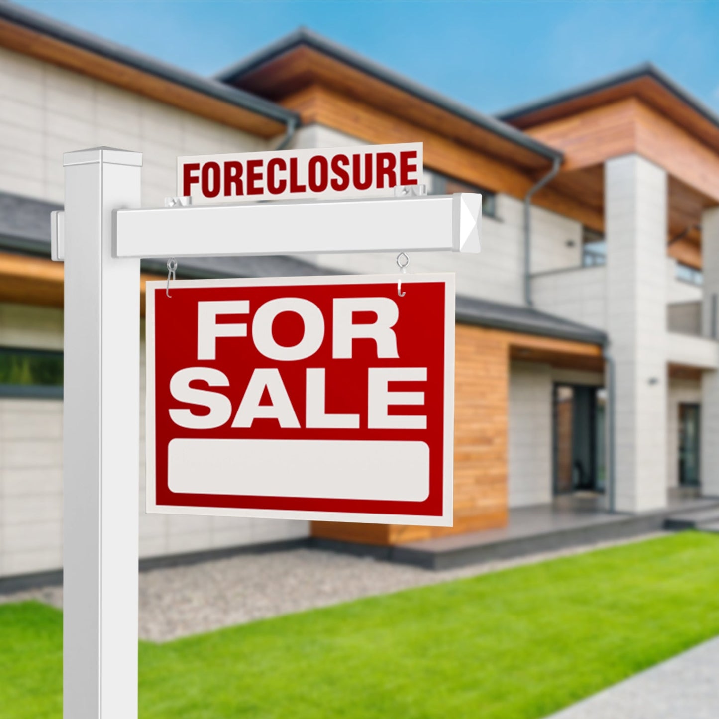 Real Estate Sign Post for Garage Sale Signs (No Sign Included)