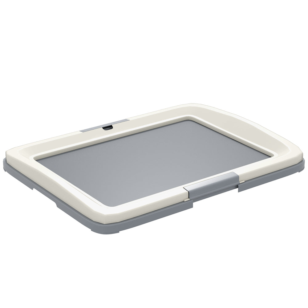 PawHut Dog Toilet Tray for Training Dogs, Dog Litter Tray for Indoor, Outdoor, 63 x 49 x 6cm