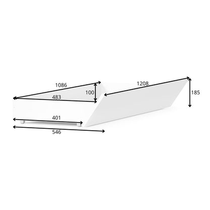 Optional Drawers Florencja Bed Frame [Set Of Two]