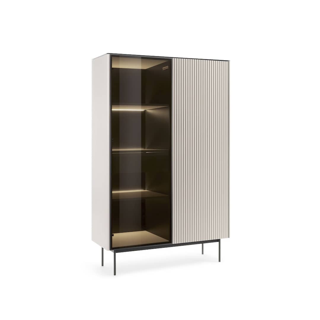 Orta Tall Display Cabinet 107cm