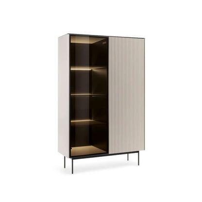 Orta Tall Display Cabinet 107cm
